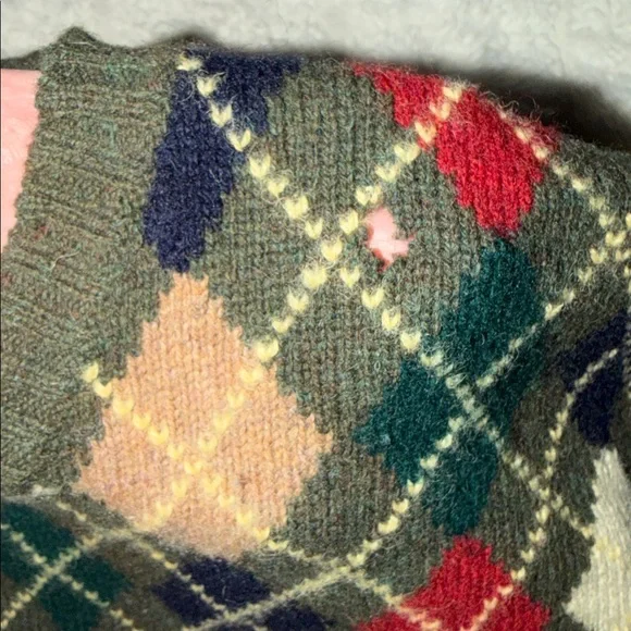 GAP 100% Wool Argyle Sweater - Picture 4 of 5